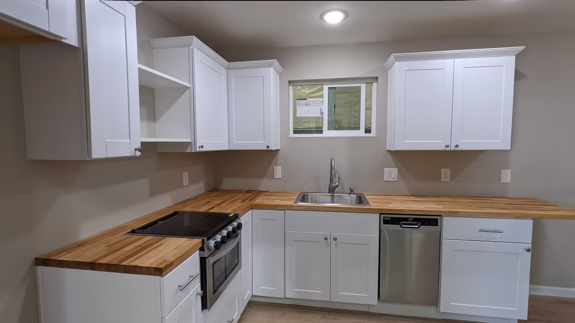 Finished modular kitchen